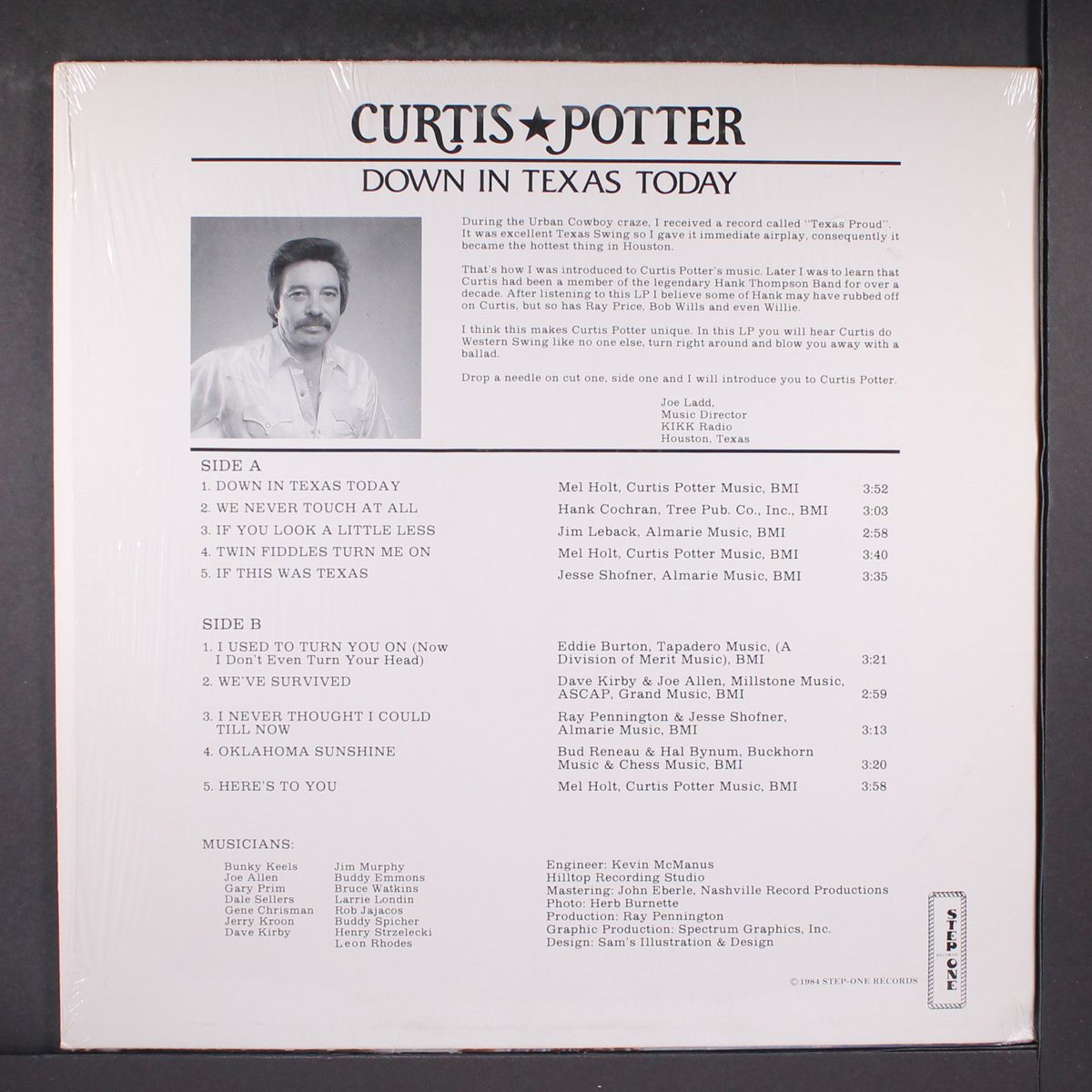 down in texas today by CURTIS POTTER