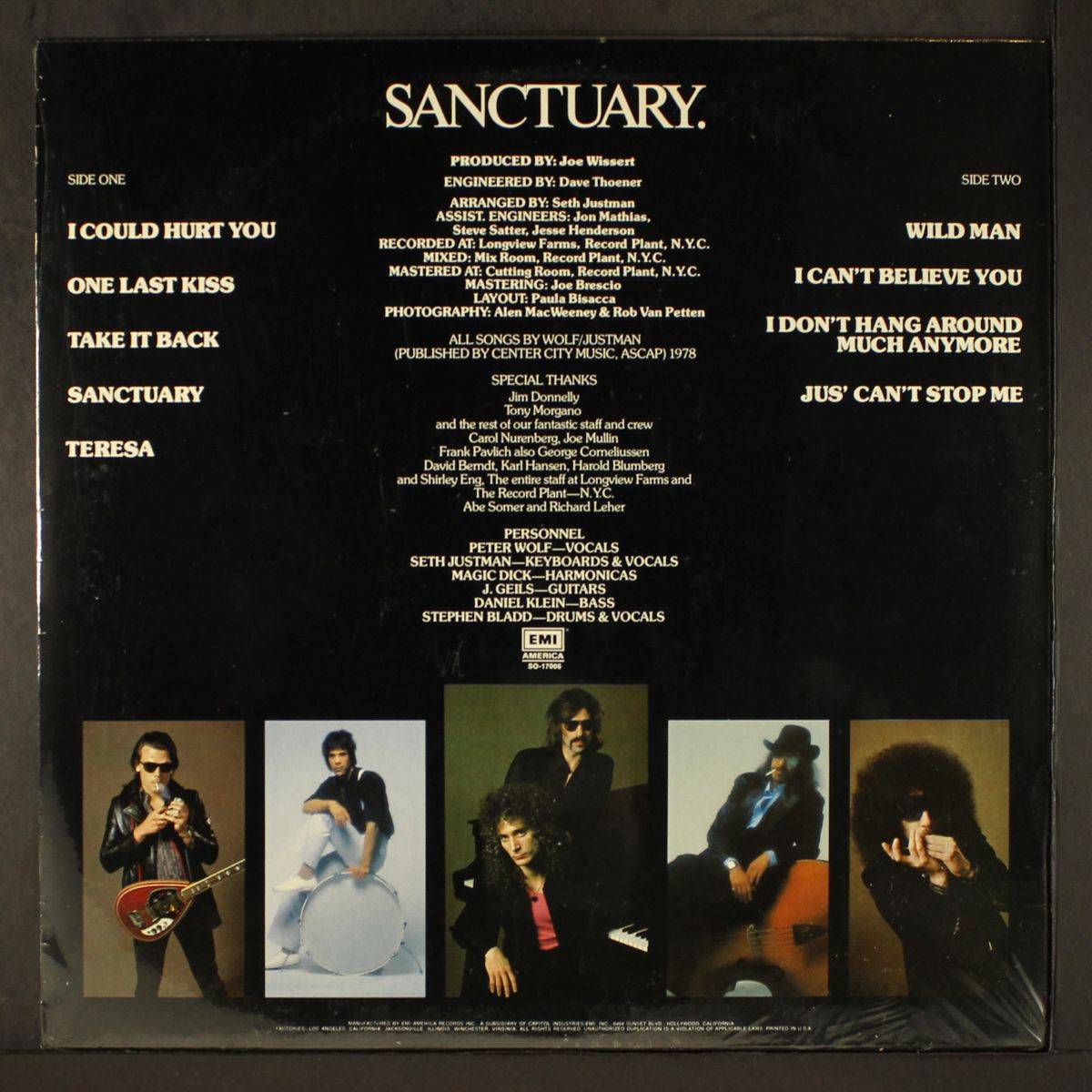 sanctuary by J. GEILS BAND