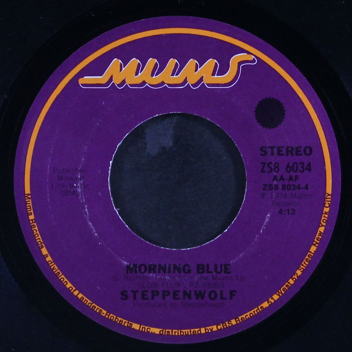get into the wind / morning blue by STEPPENWOLF