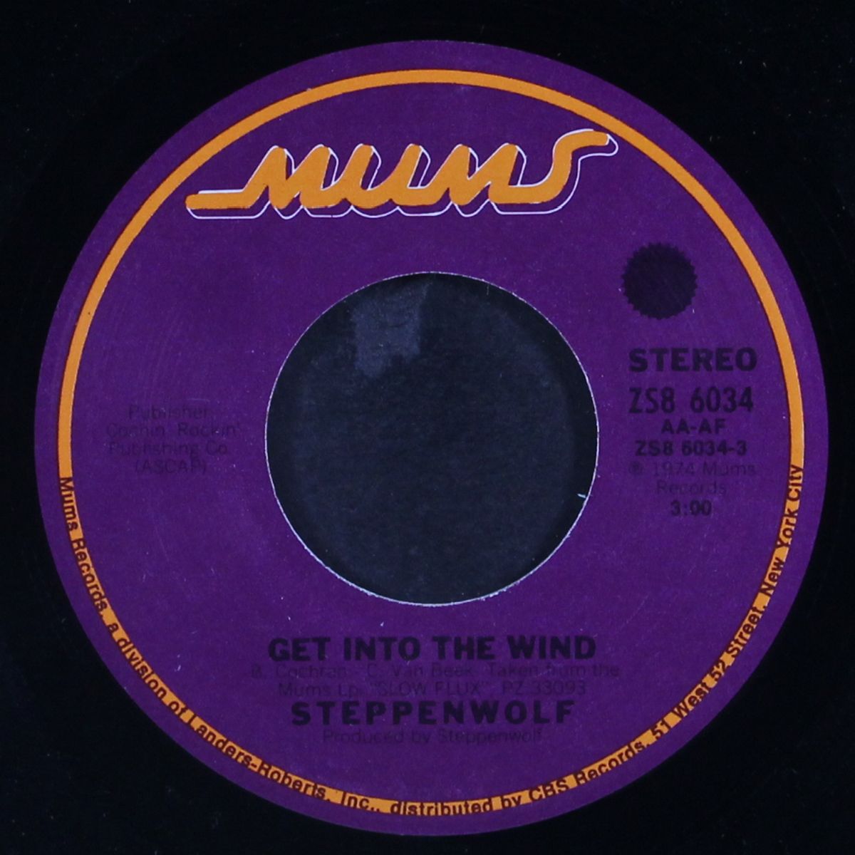 get into the wind / morning blue by STEPPENWOLF