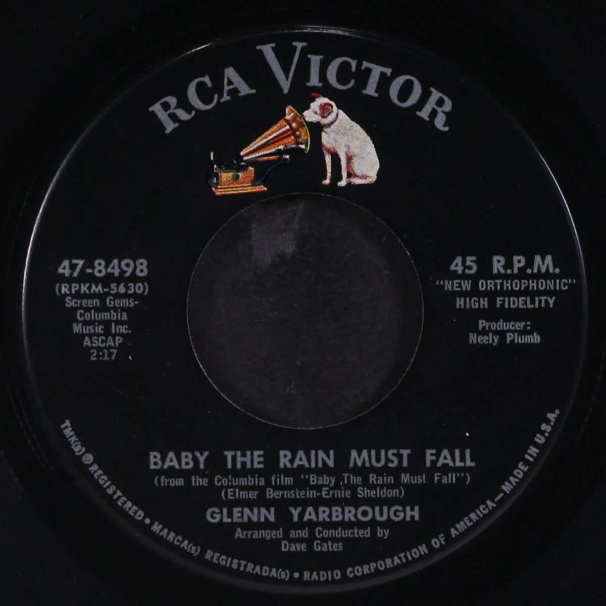 baby the rain must fall by GLENN YARBROUGH