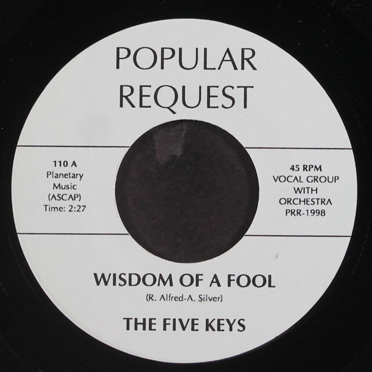 wisdom of a fool / i dreamt i dwelt in heaven by FIVE KEYS