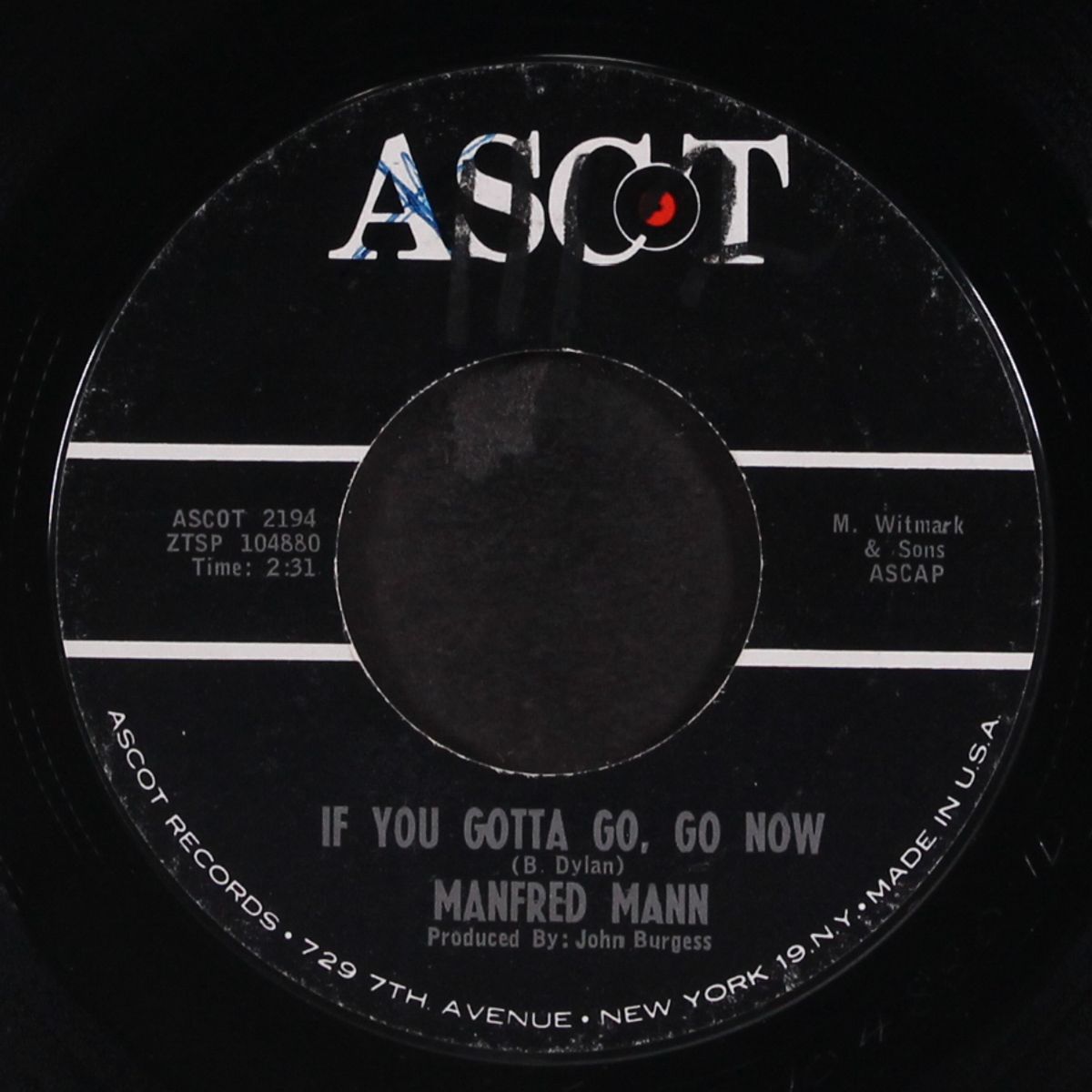 if you gotta go, go now / one in the middle by MANFRED MANN