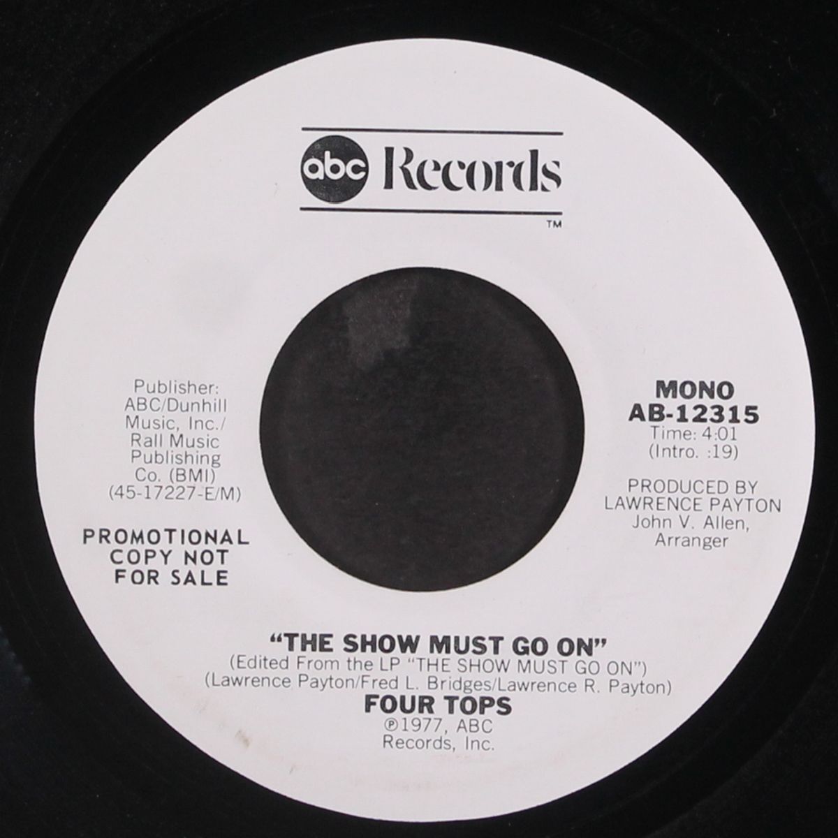 the show must go on / mono by FOUR TOPS