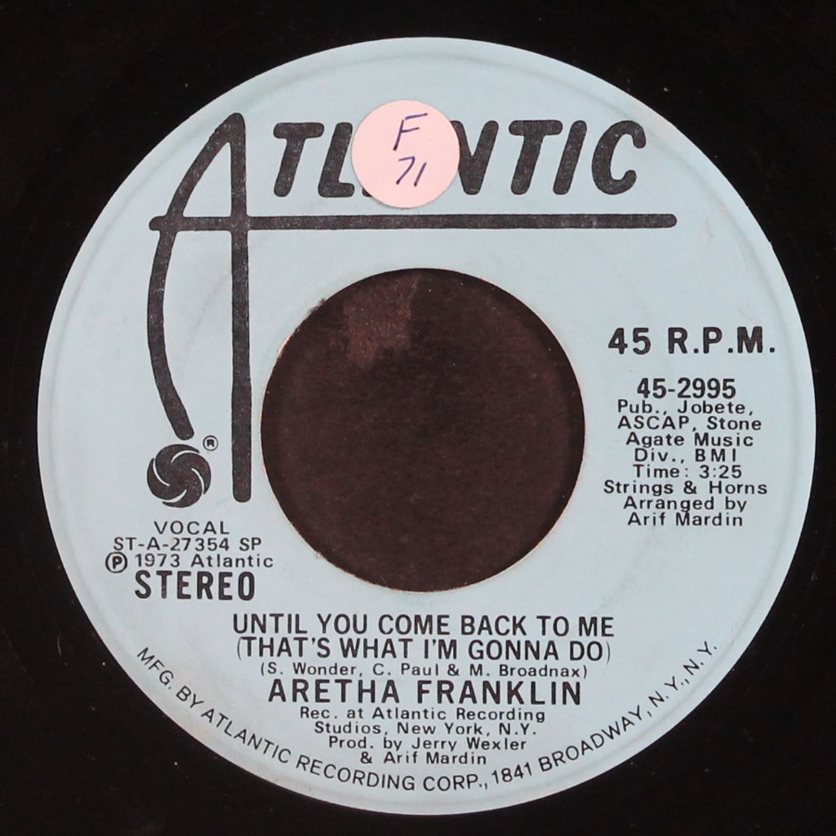 until you come back to me / mono by ARETHA FRANKLIN