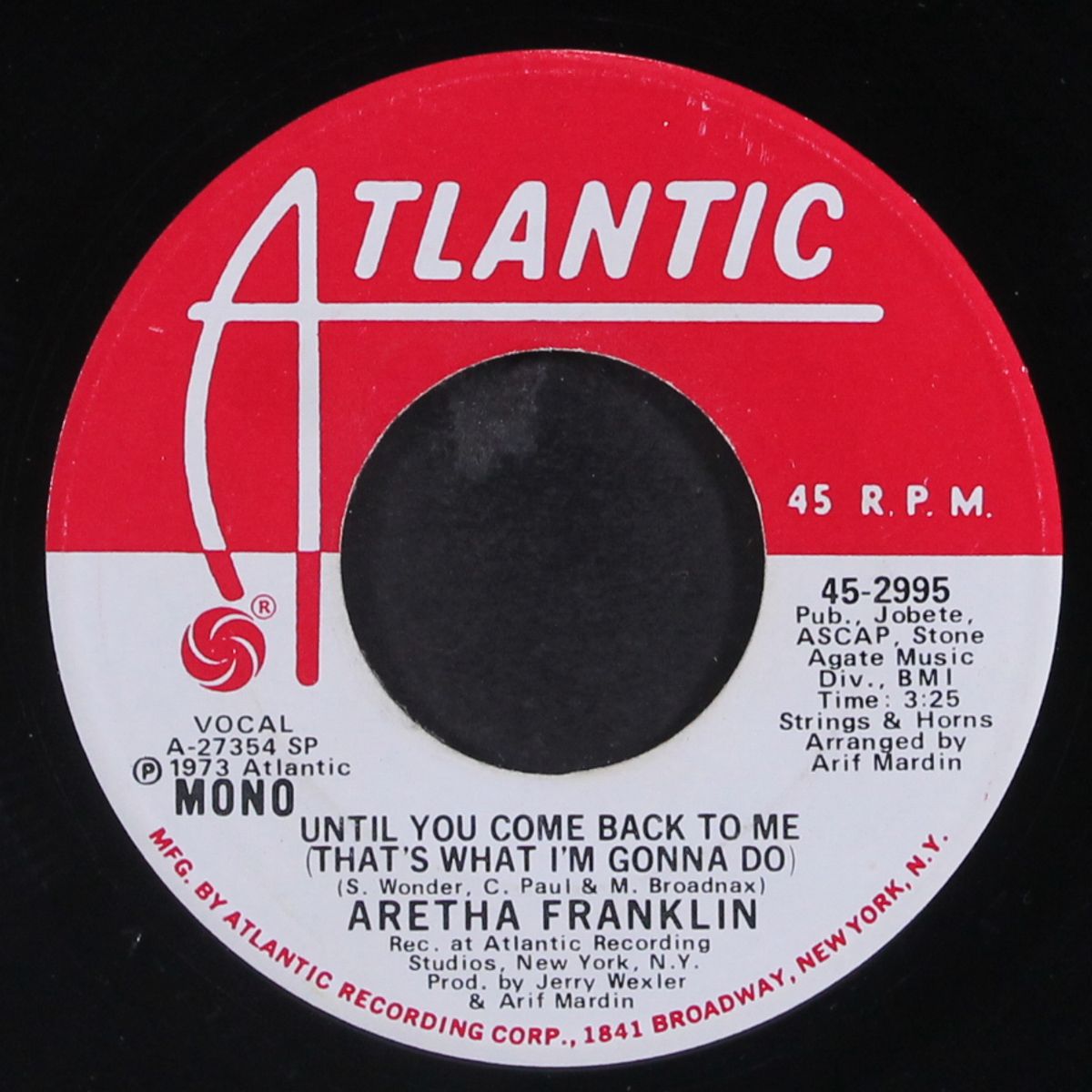 until you come back to me / mono by ARETHA FRANKLIN