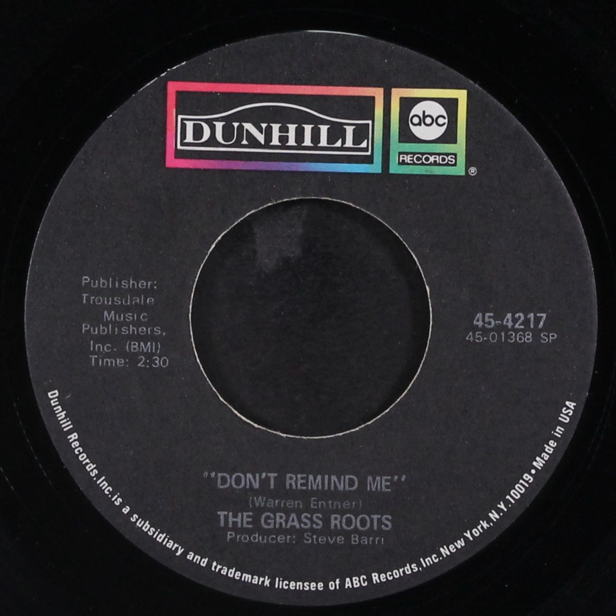heaven knows / don't remind me by GRASS ROOTS