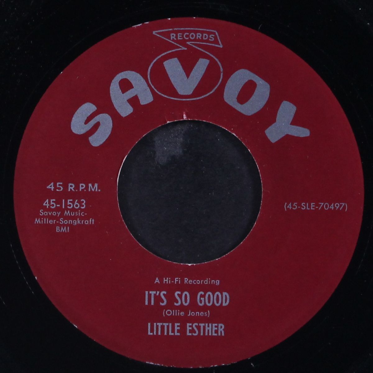 it's so good / do you ever think of me by LITTLE ESTHER