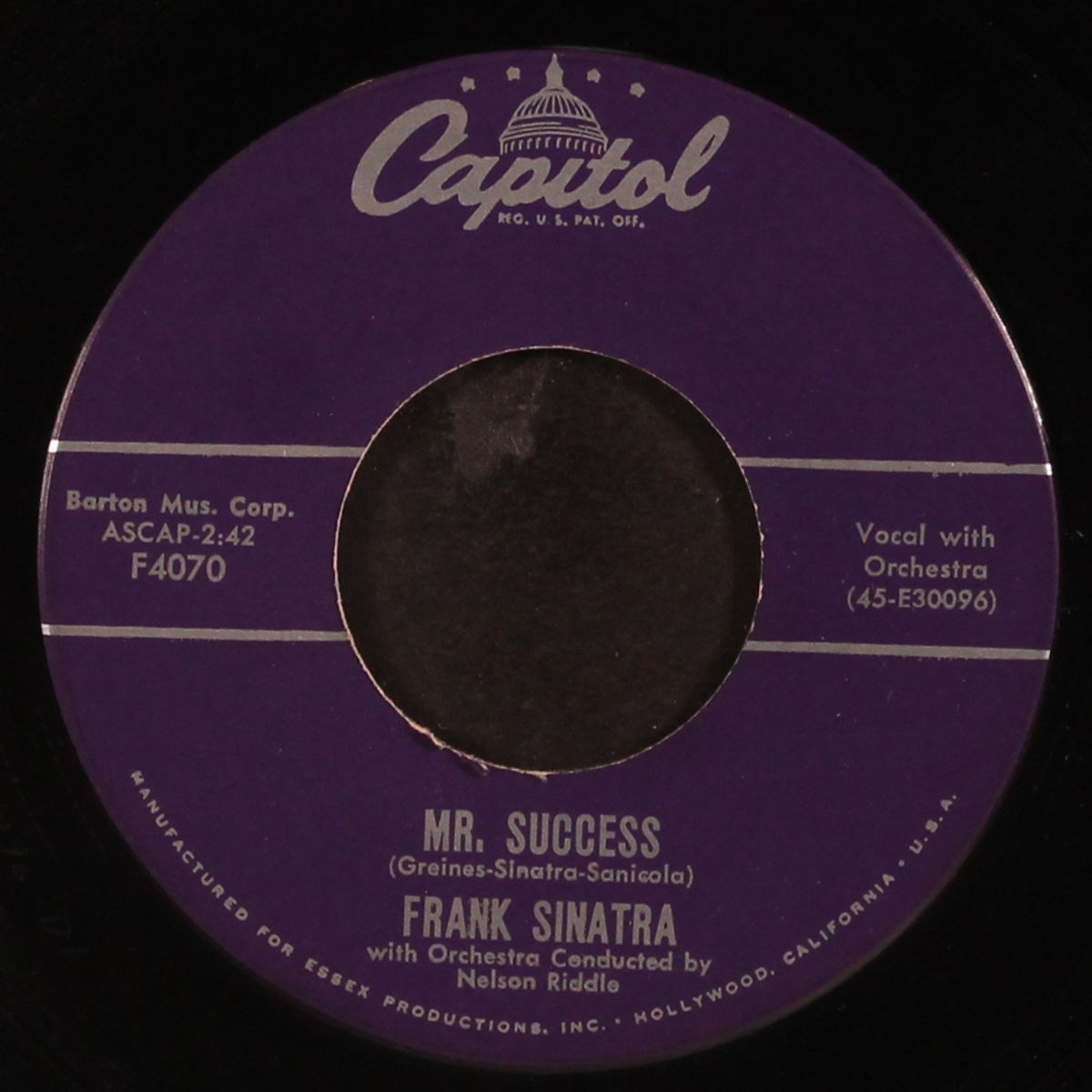 mr. success / sleep warm by FRANK SINATRA
