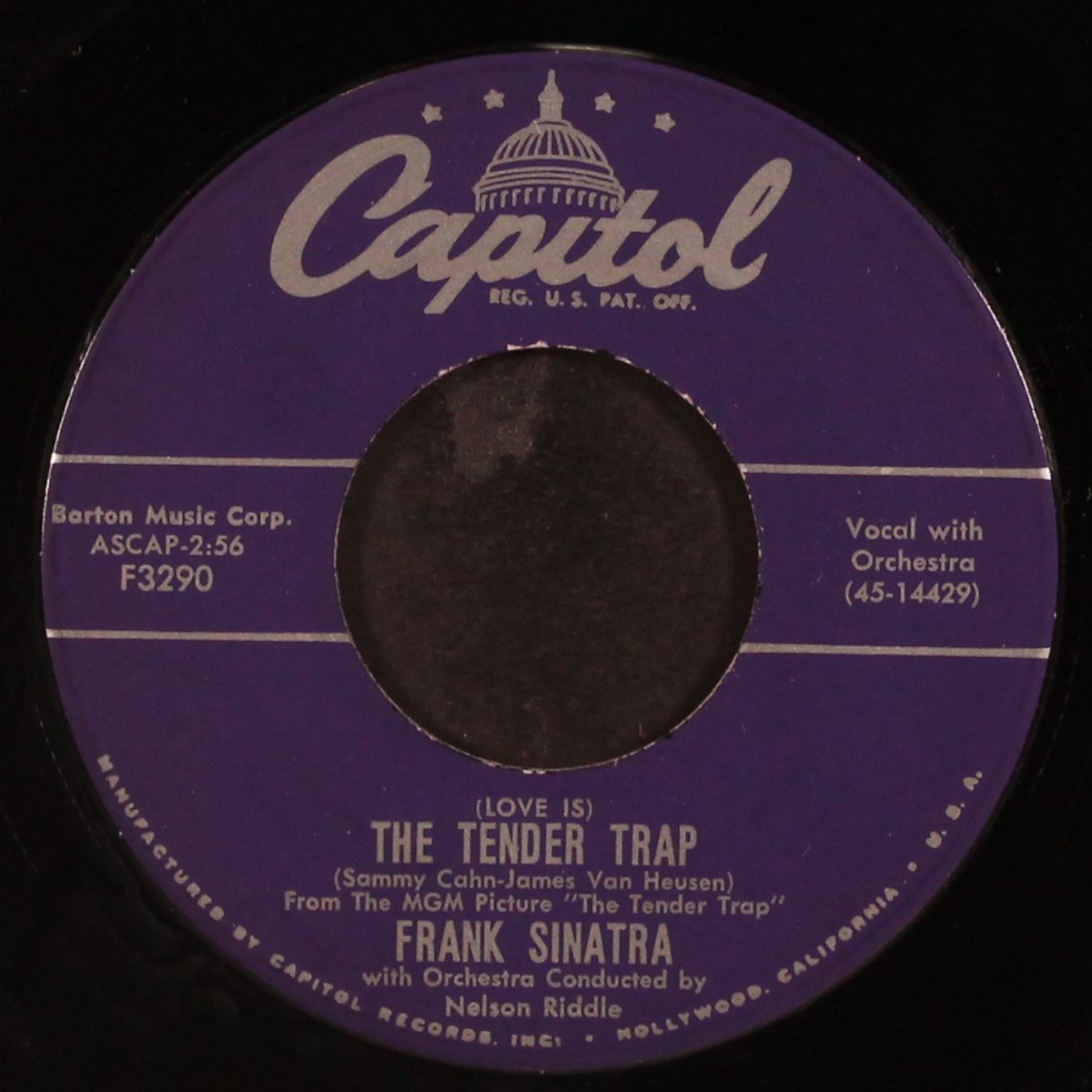 the tender trap / weep they will by FRANK SINATRA