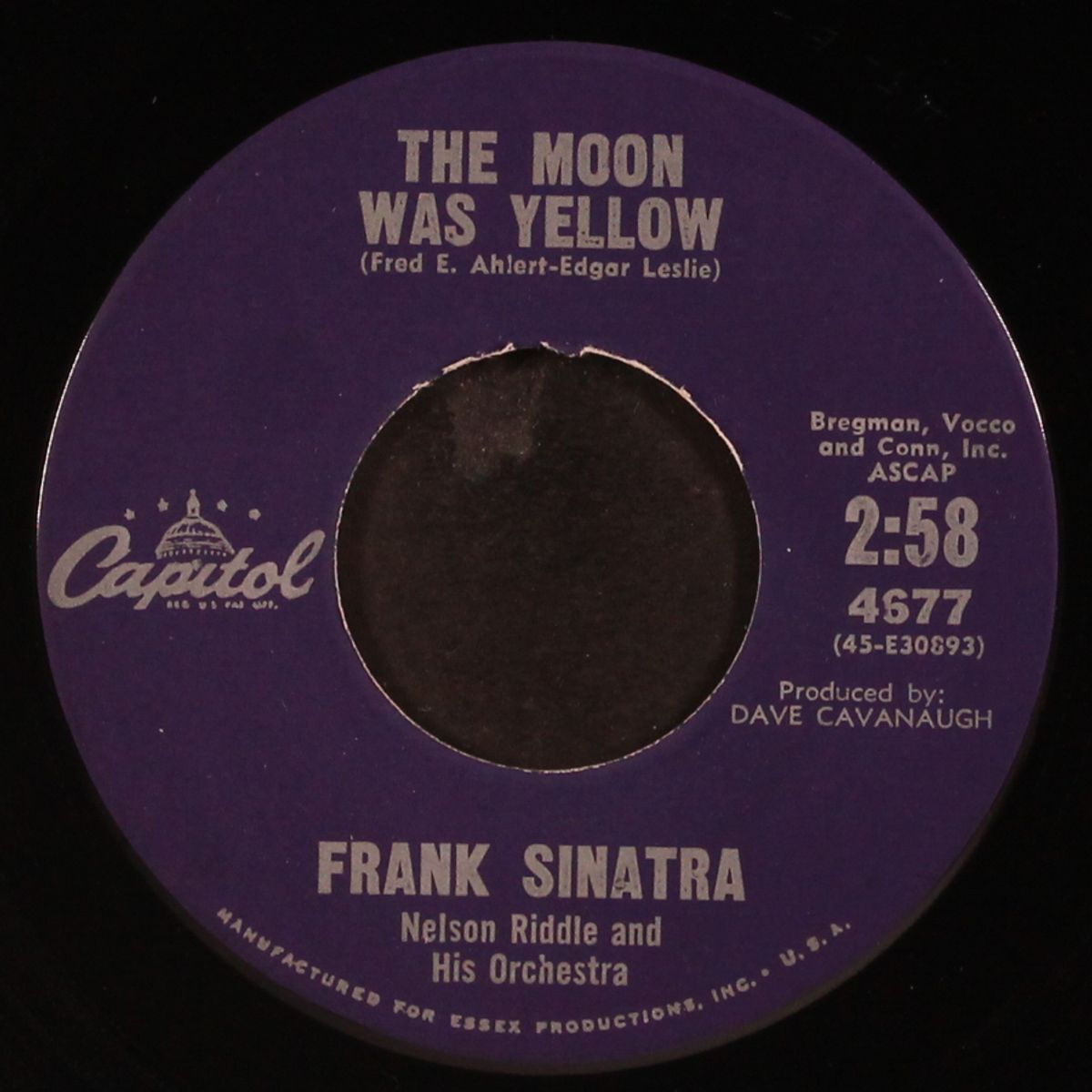 the moon was yellow / i've heard that song before by FRANK SINATRA