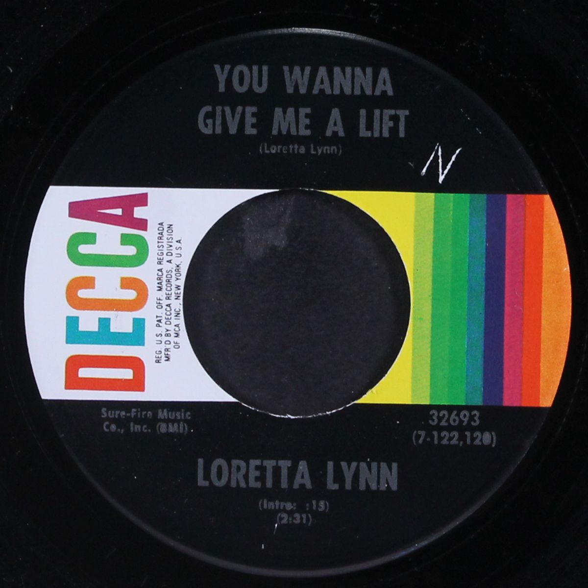 you wanna give me a lift / what's the bottle done to my baby by LORETTA LYNN