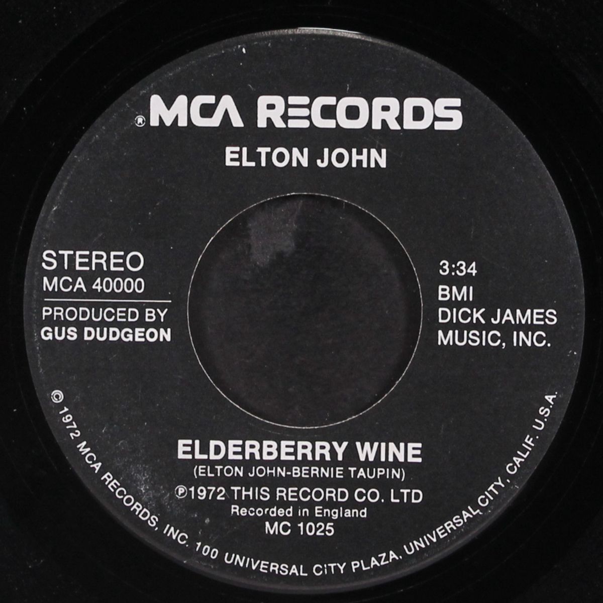 crocodile rock / elderberry wine by ELTON JOHN