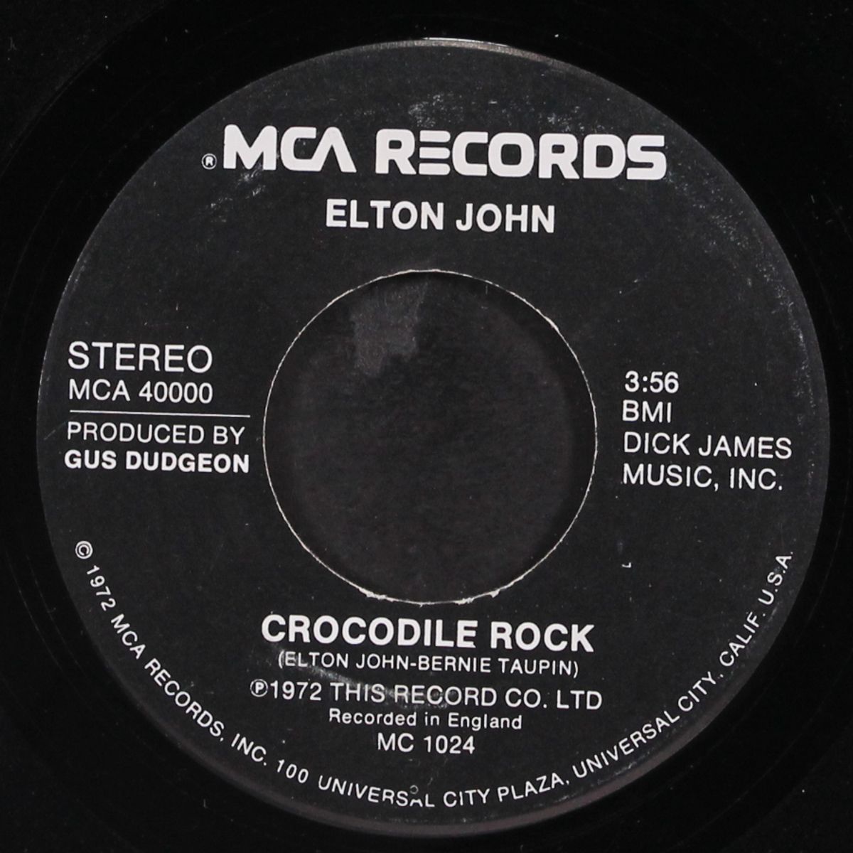 crocodile rock / elderberry wine by ELTON JOHN