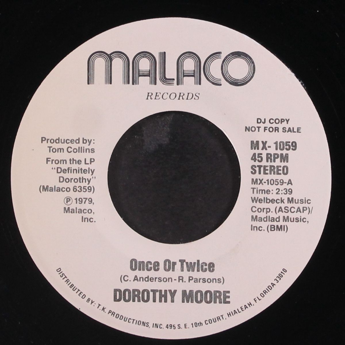 once or twice / same by DOROTHY MOORE