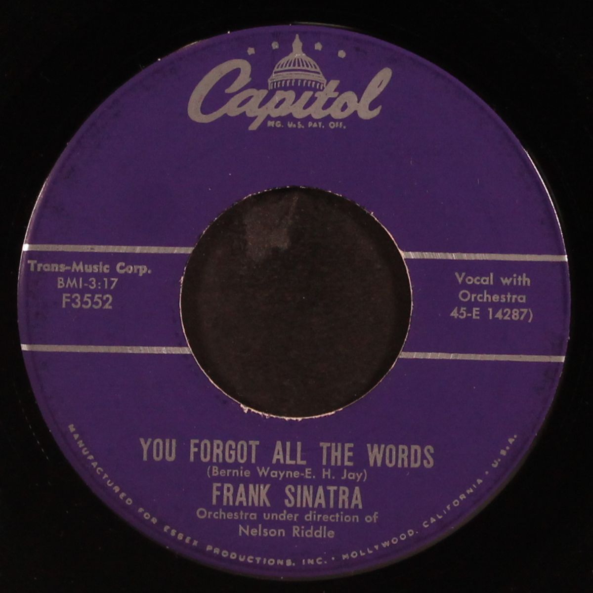 hey! jealous lover / you forgot all the words by FRANK SINATRA