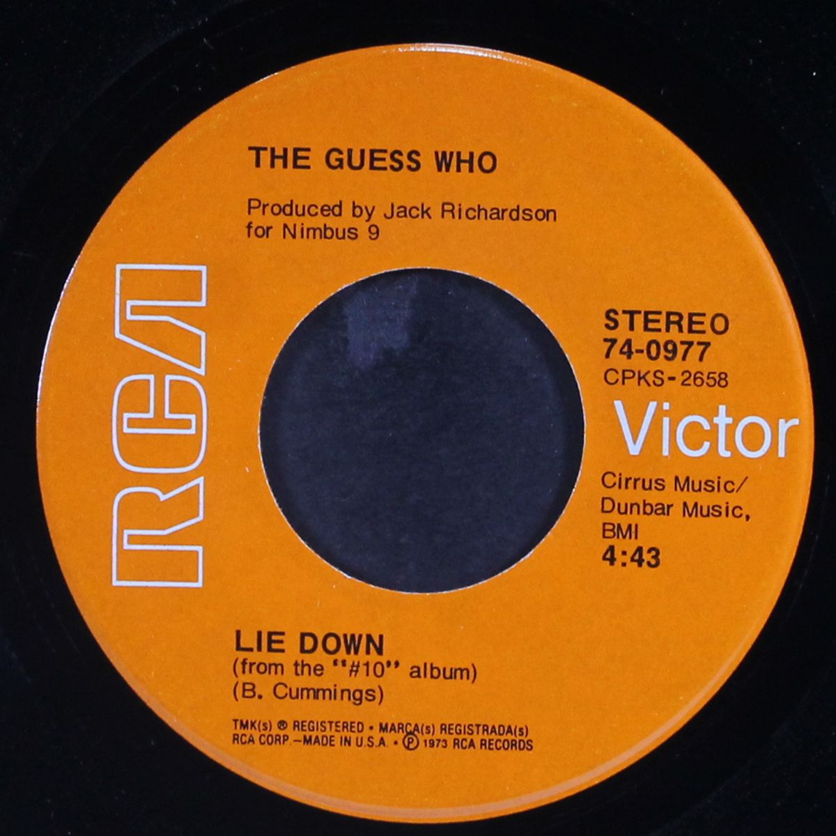 lie down by GUESS WHO