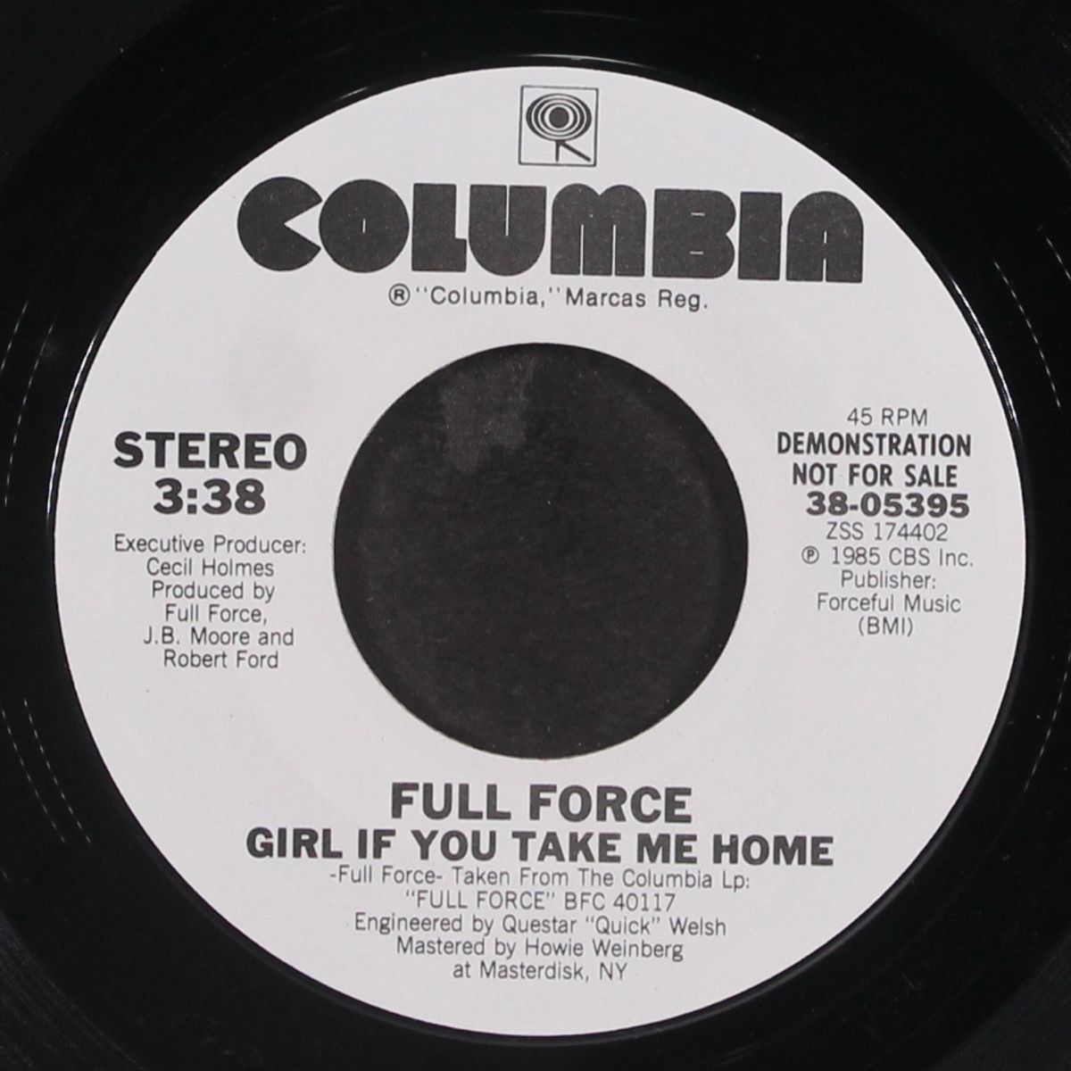 girl if you take me home / same by FULL FORCE