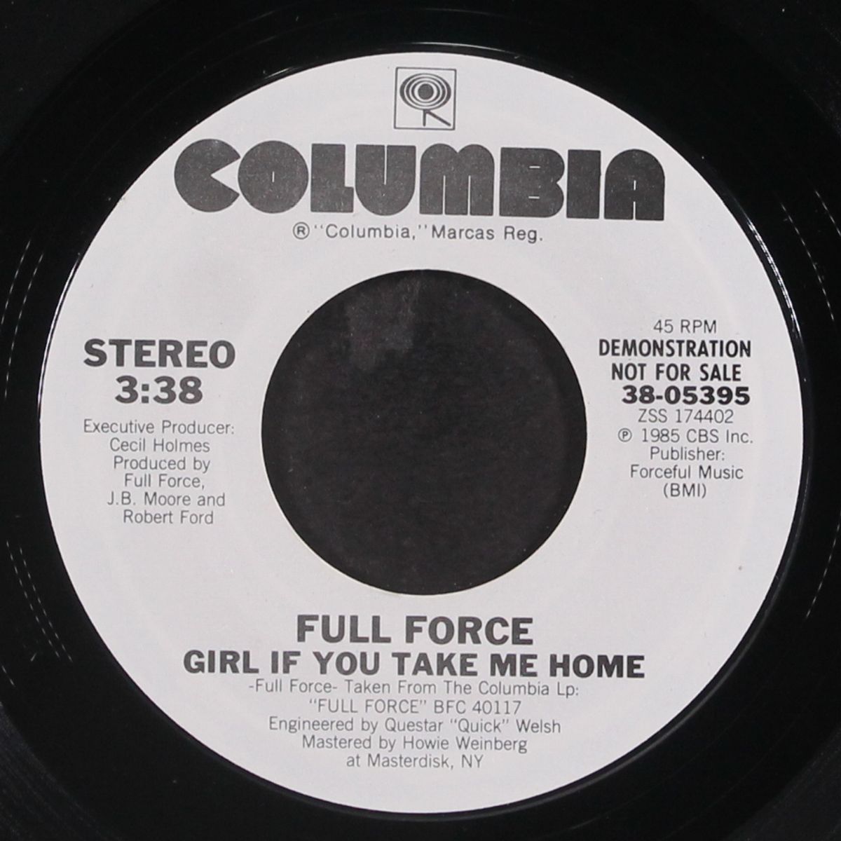 girl if you take me home / same by FULL FORCE