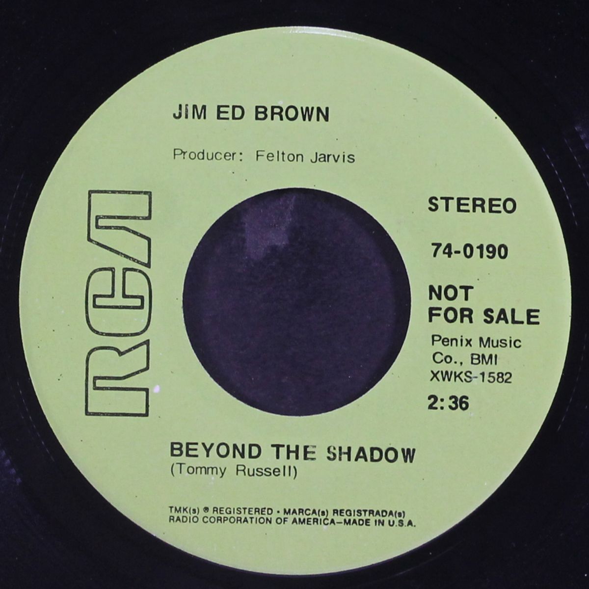 the three bells / beyond the shadow by JIM ED BROWN