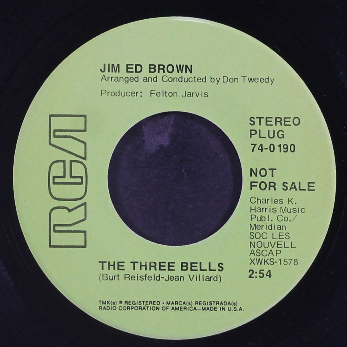 the three bells / beyond the shadow by JIM ED BROWN