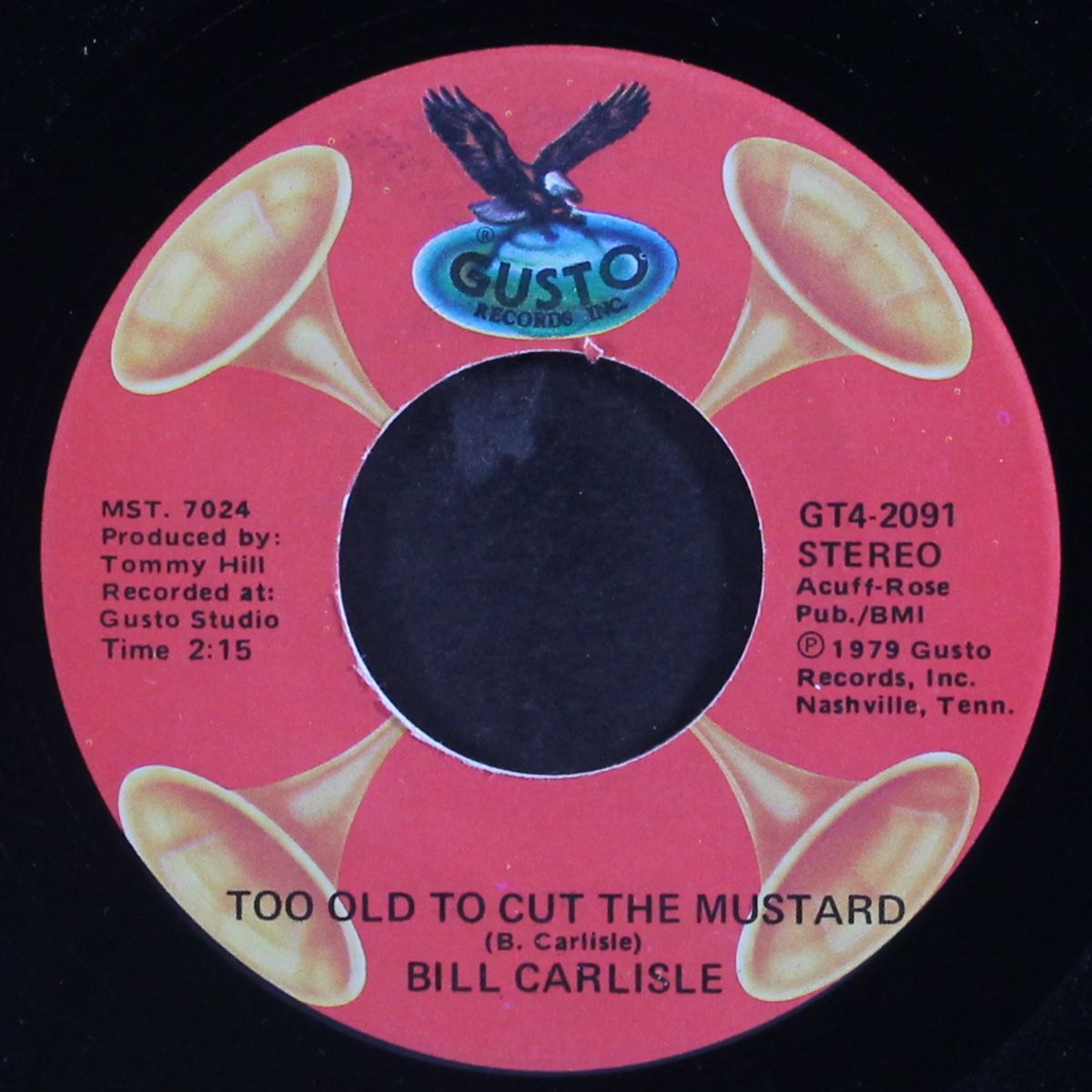too old to cut the mustard / the old knot hole by BILL CARLISLE