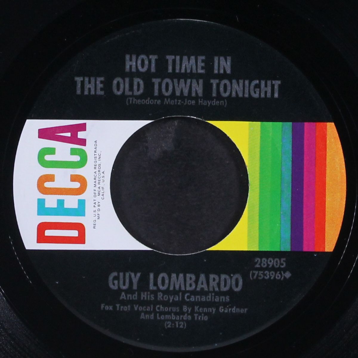 auld lang syne / hot time in the old town tonight by GUY LOMBARDO