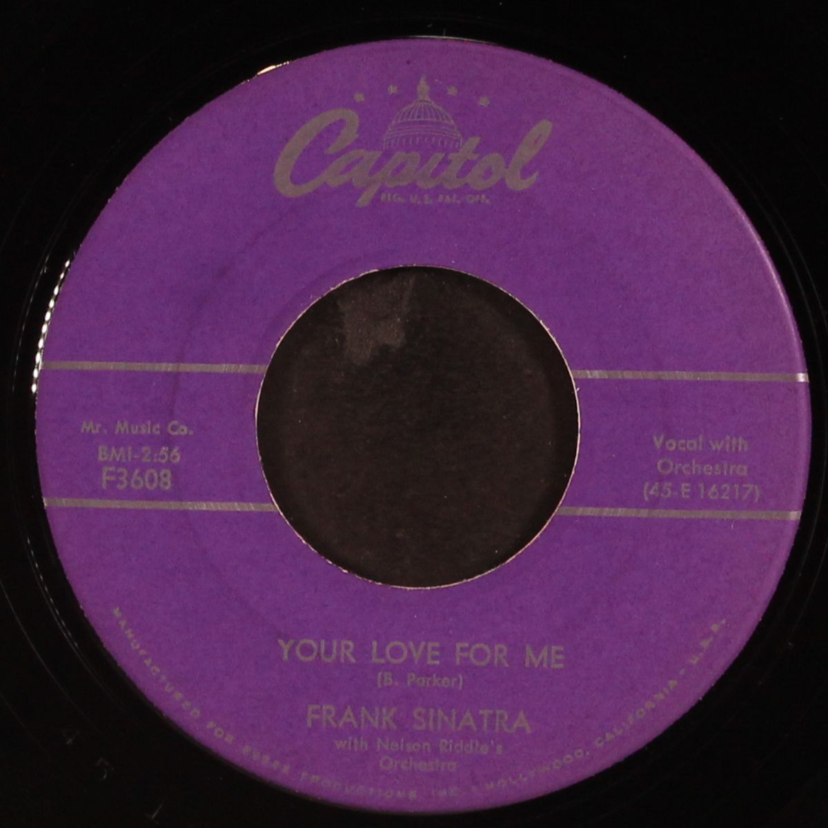 can i steal a little love / your love for me by FRANK SINATRA
