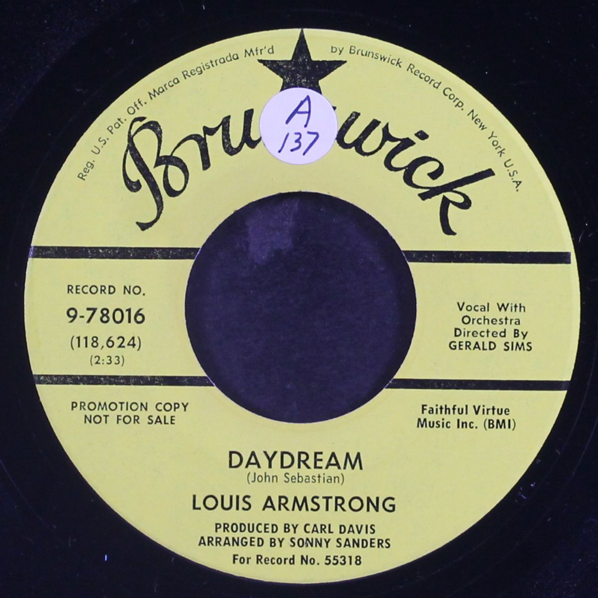 daydream / northern boulevard blues by LOUIS ARMSTRONG
