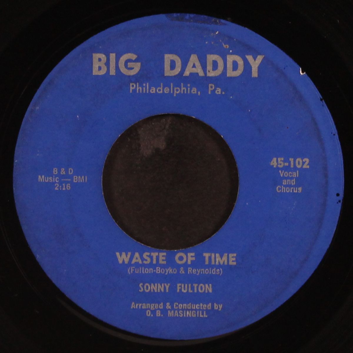 sugar woogah / waste of time by SONNY FULTON