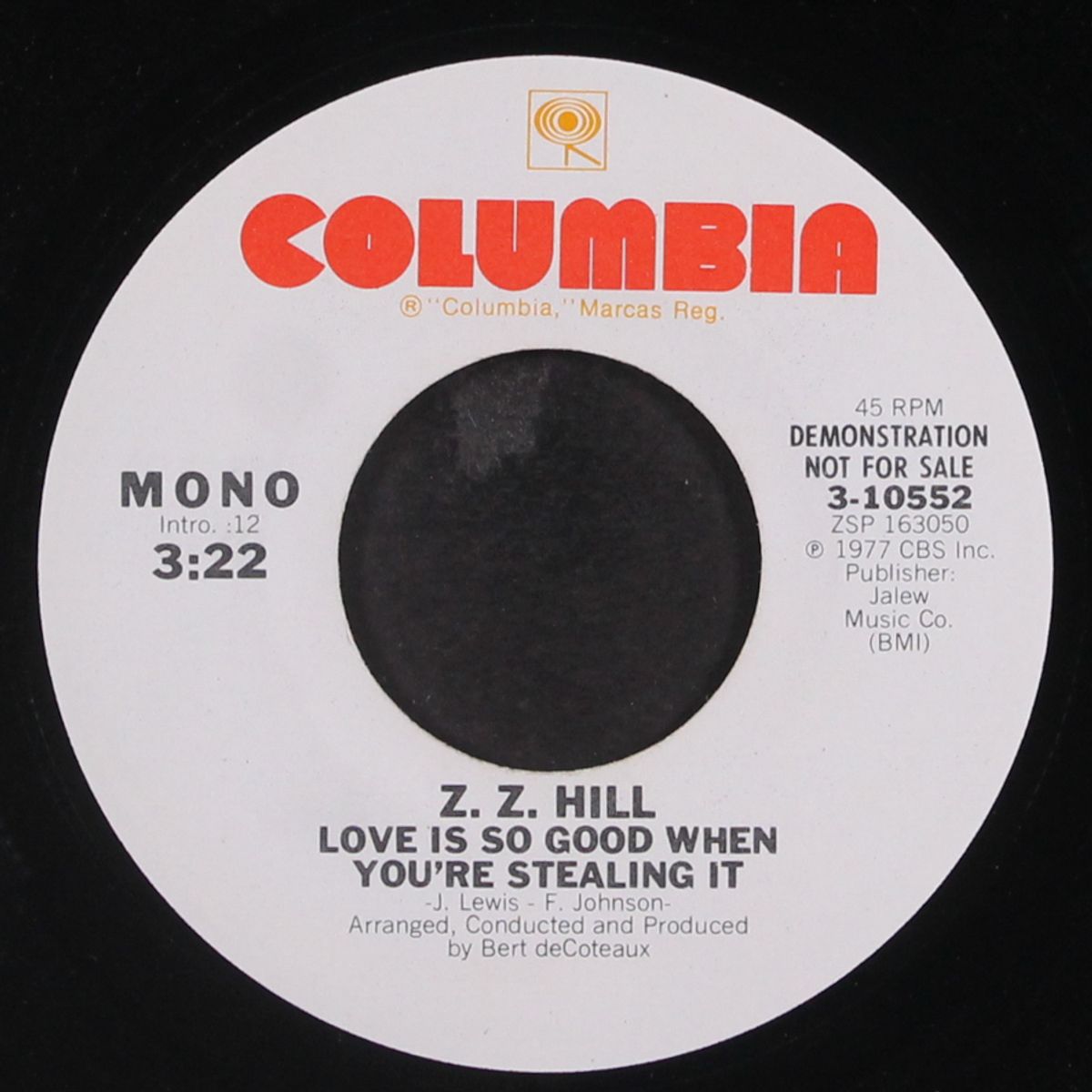 love is so good when you're stealilng it / mono by Z.Z. HILL