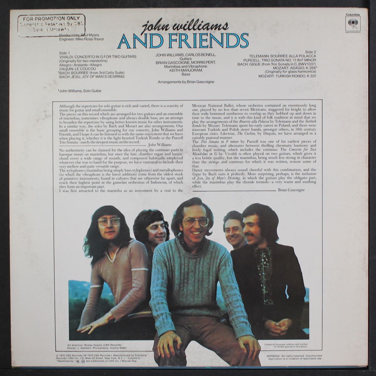 bach, mozart, vivaldi.... by JOHN WILLIAMS & FRIENDS