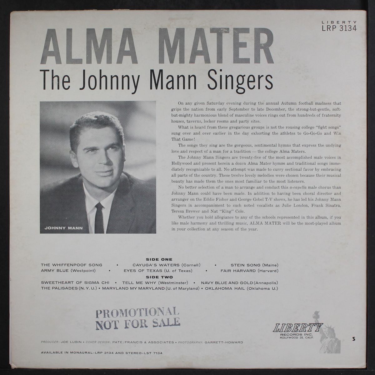 alma mater by JOHNNY MANN SINGERS