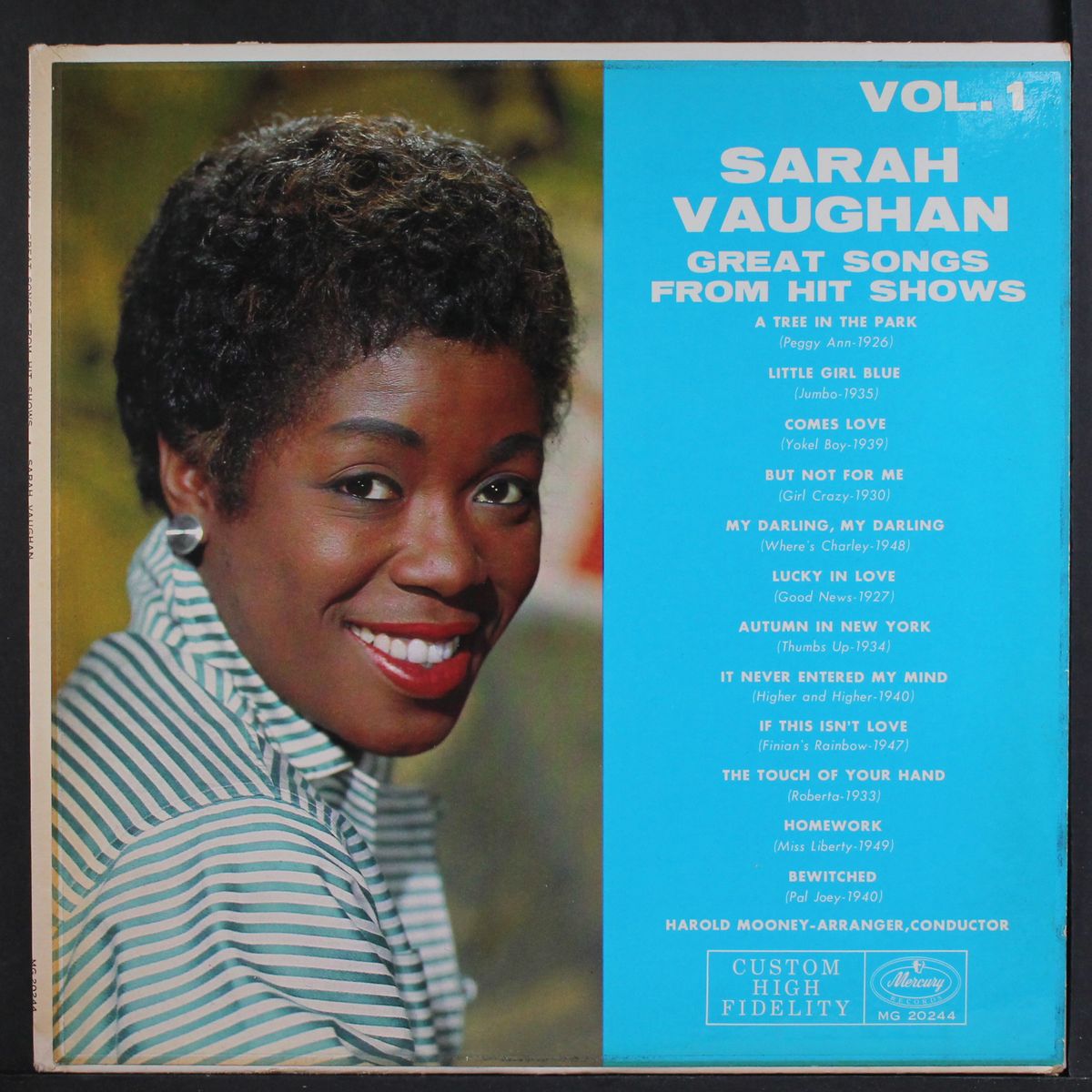 great songs from hit shows by SARAH VAUGHAN