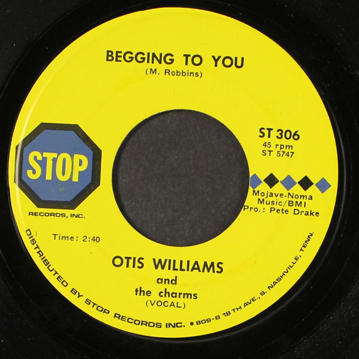 begging to you / everybody's got a song but me by OTIS WILLIAMS