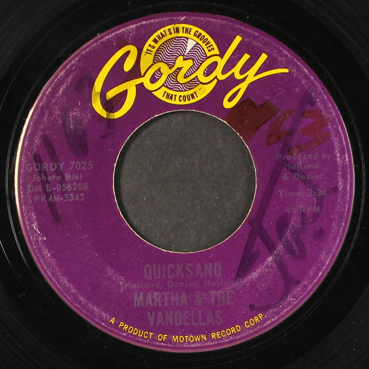 quicksand / darling, i hum our song by MARTHA & VANDELLAS