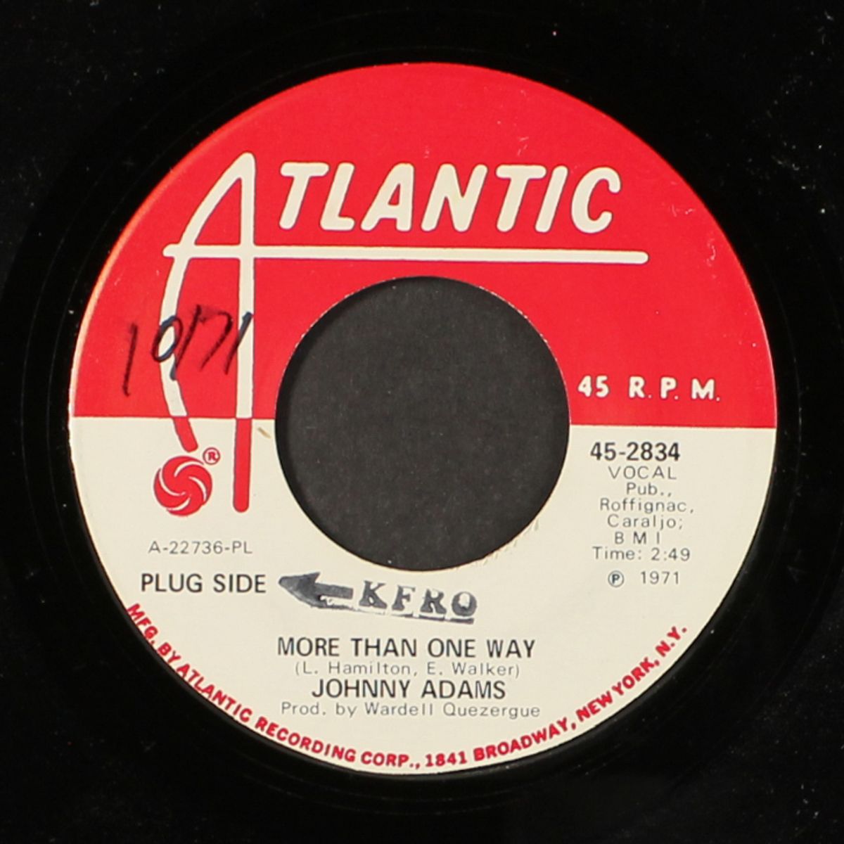 more than one way / same by JOHNNY ADAMS