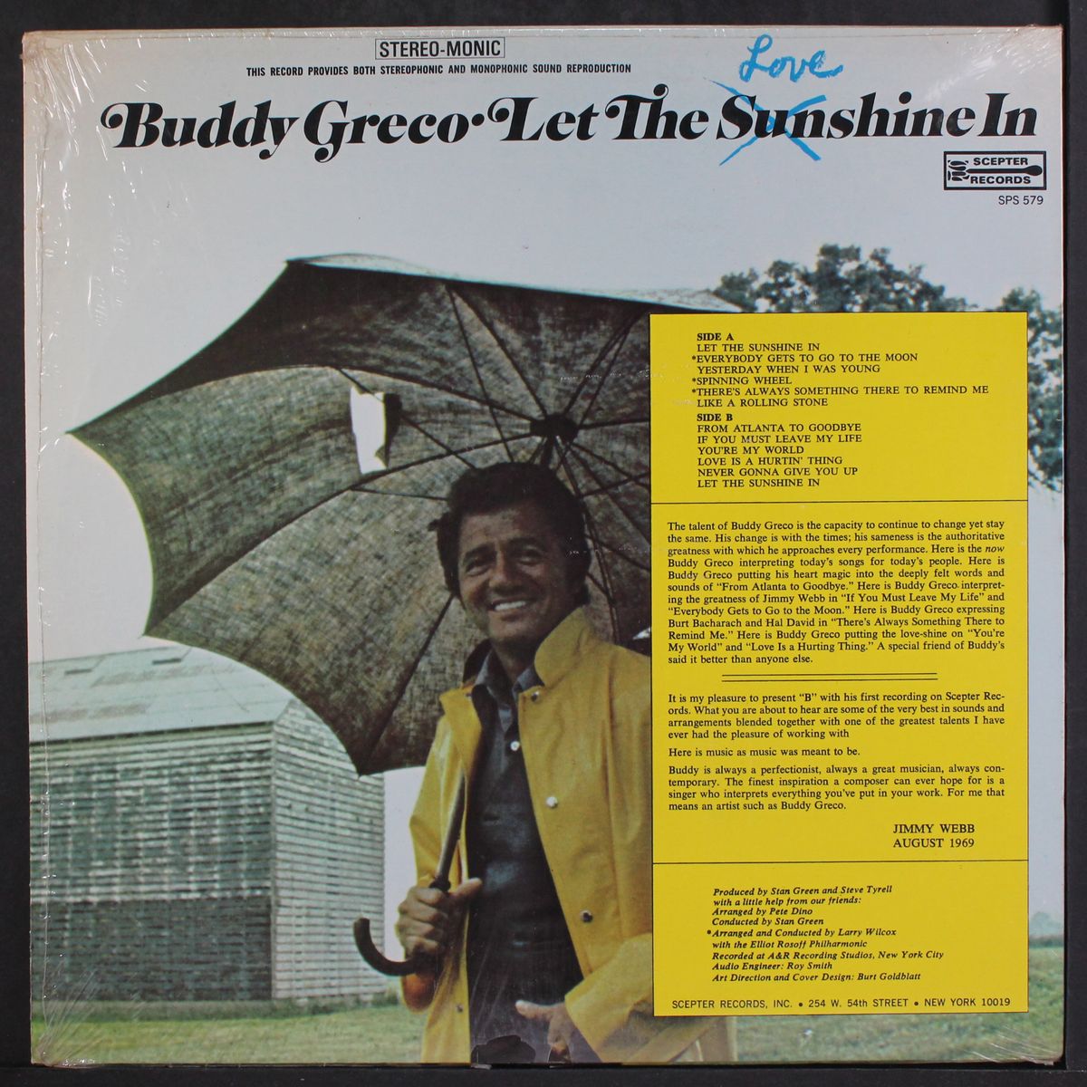 let the sunshine in by BUDDY GRECO