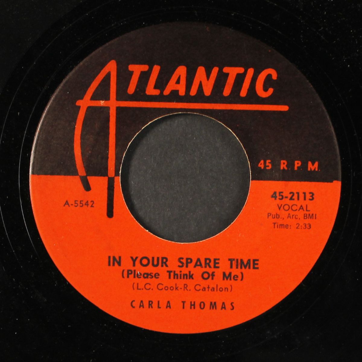 in your spare time / wish me good luck by CARLA THOMAS