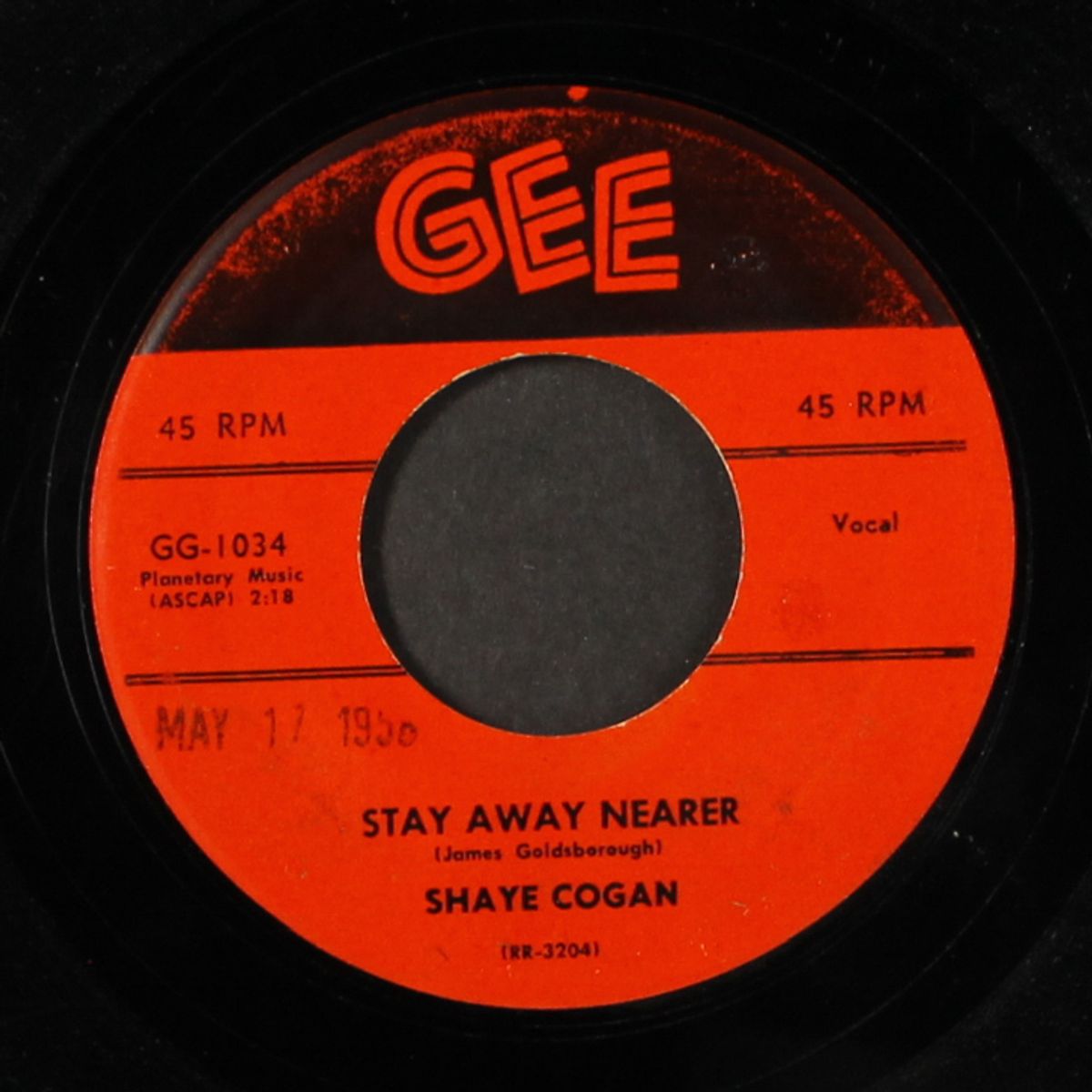 ain't nobody home / stay away nearer by SHAYE COGAN
