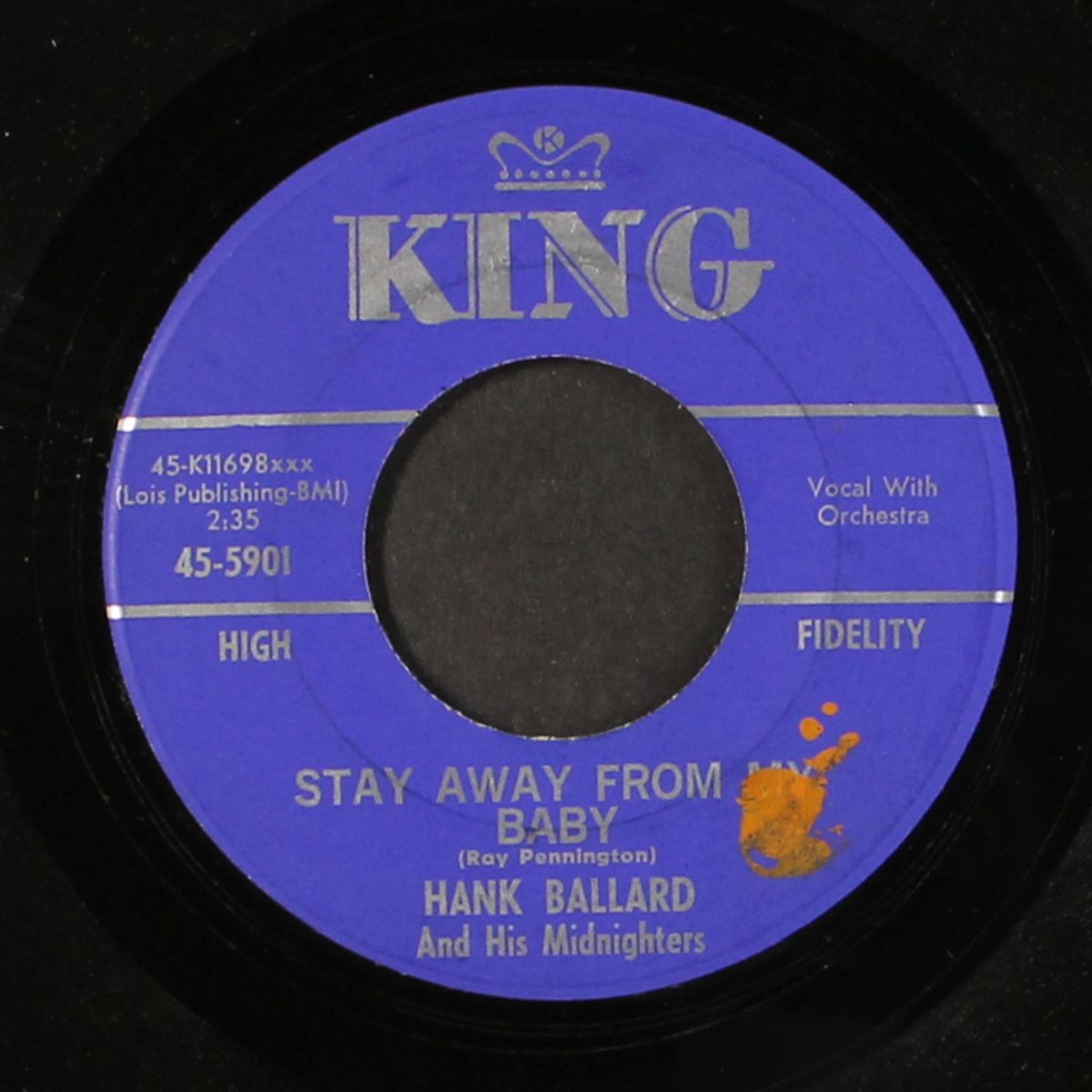 stay away from my baby by HANK BALLARD & MIDNIGHTERS