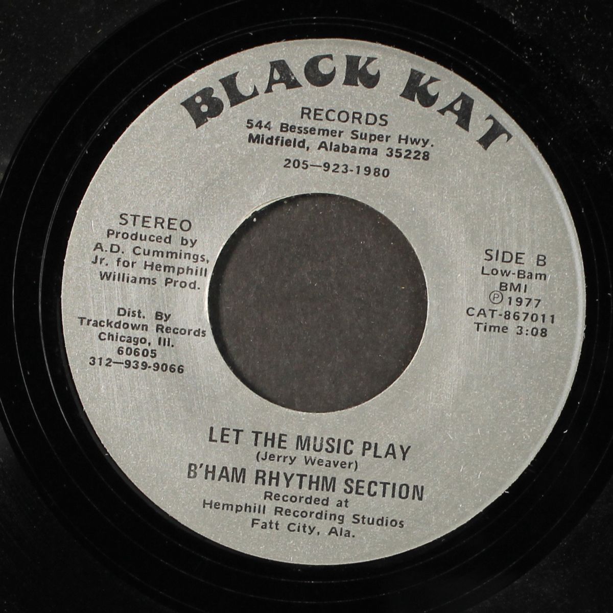 let the music play / i've been lonely for so long by B'HAM RHYTHM SECTION