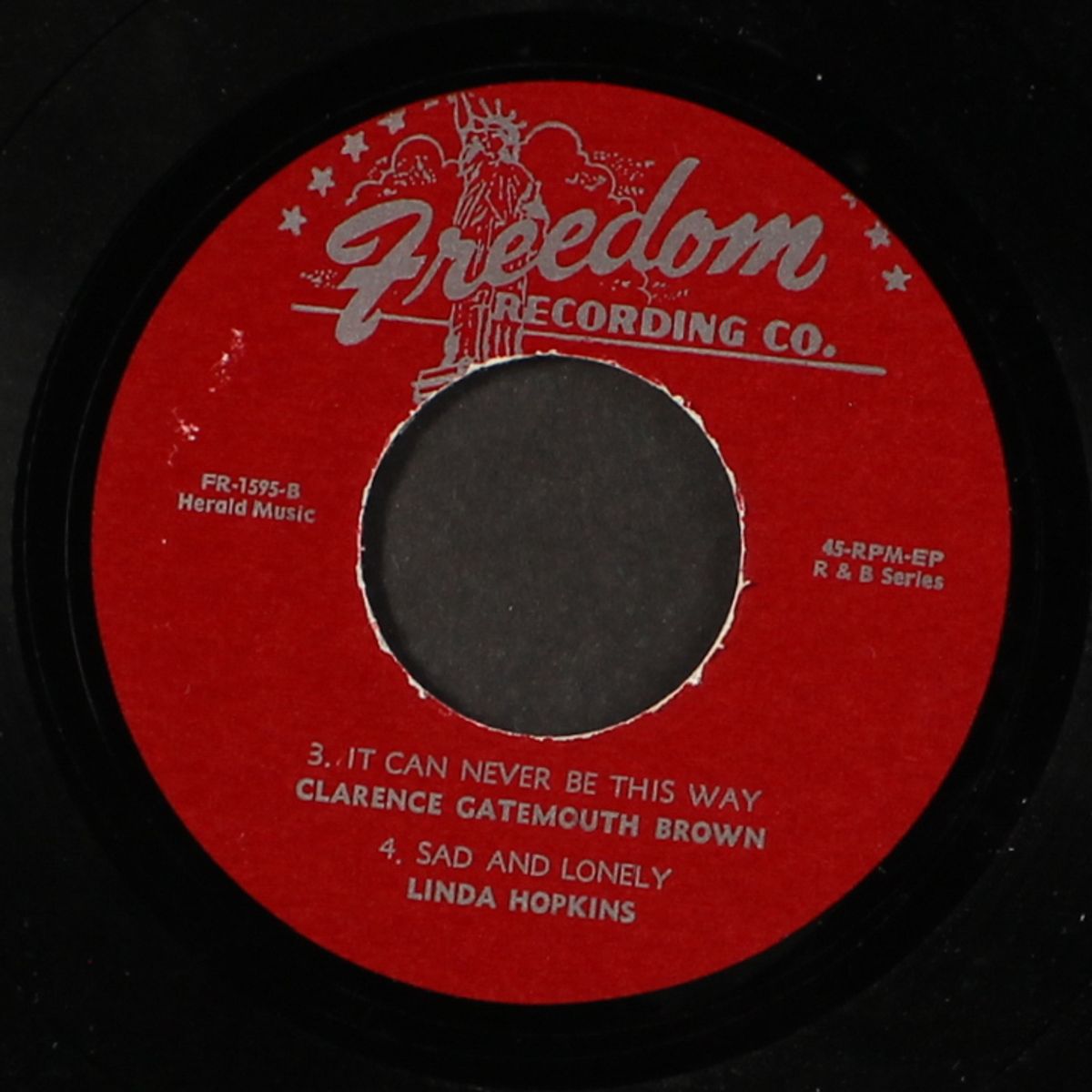 it can never be this way + 3 by CLARENCE 'GATEMOUTH' BROWN, VAN WALLS, THRILLERS, LINDA HOPKI
