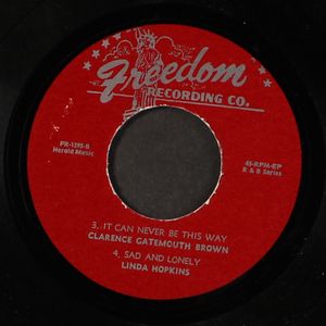 CLARENCE 'GATEMOUTH' BROWN, VAN WALLS, THRILLERS, LINDA HOPKI
