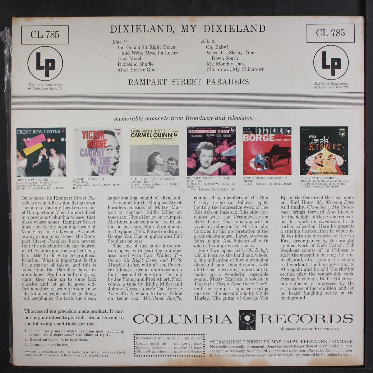 dixieland, my dixieland by RAMPART STREET PARADERS