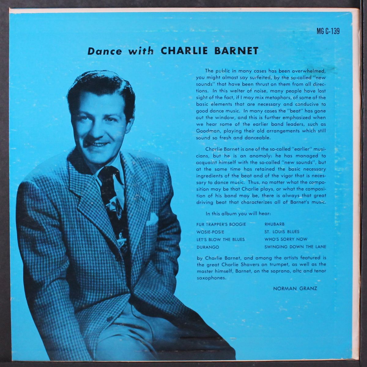 dance with by CHARLIE BARNET