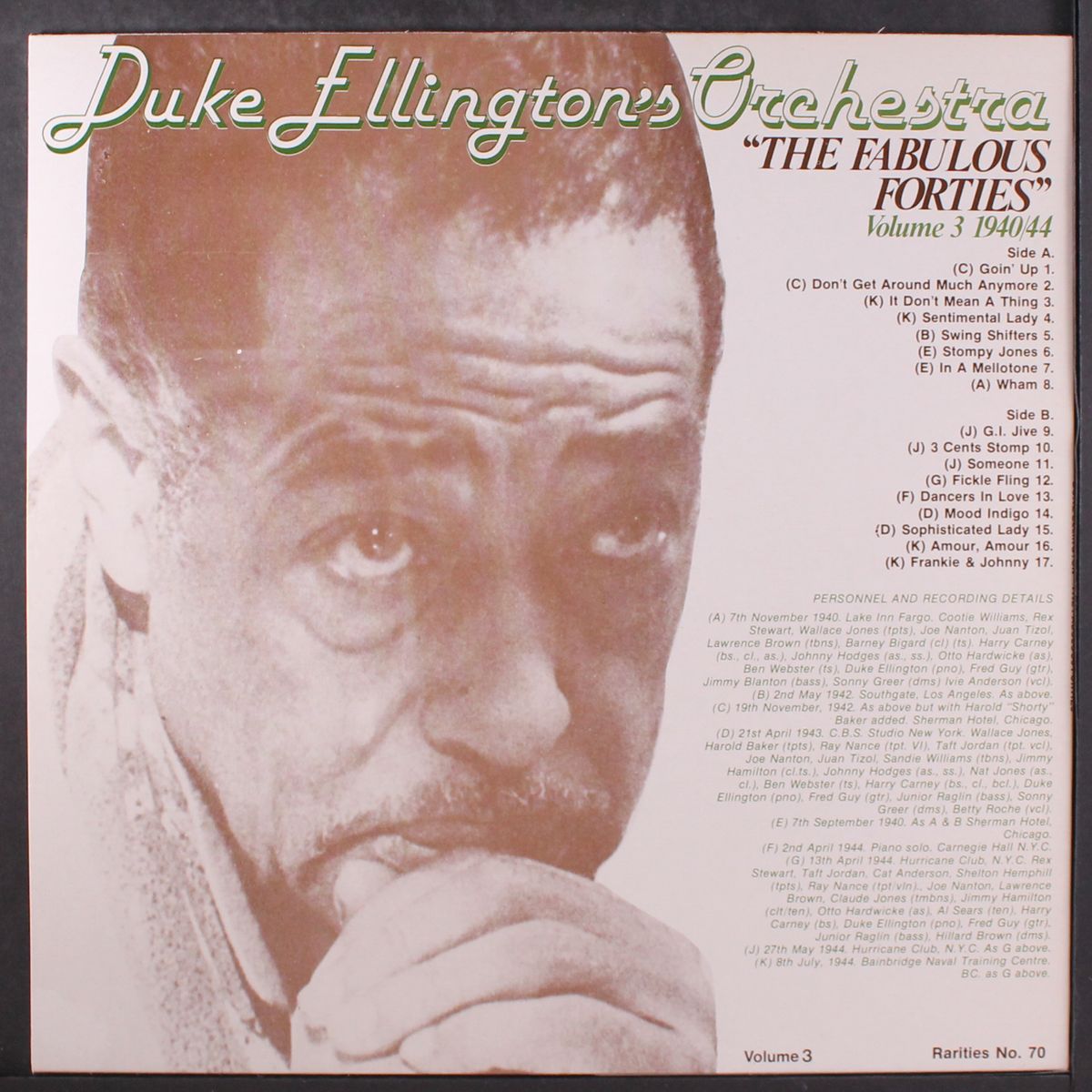 the fabulous forties vol. 3 by DUKE ELLINGTON