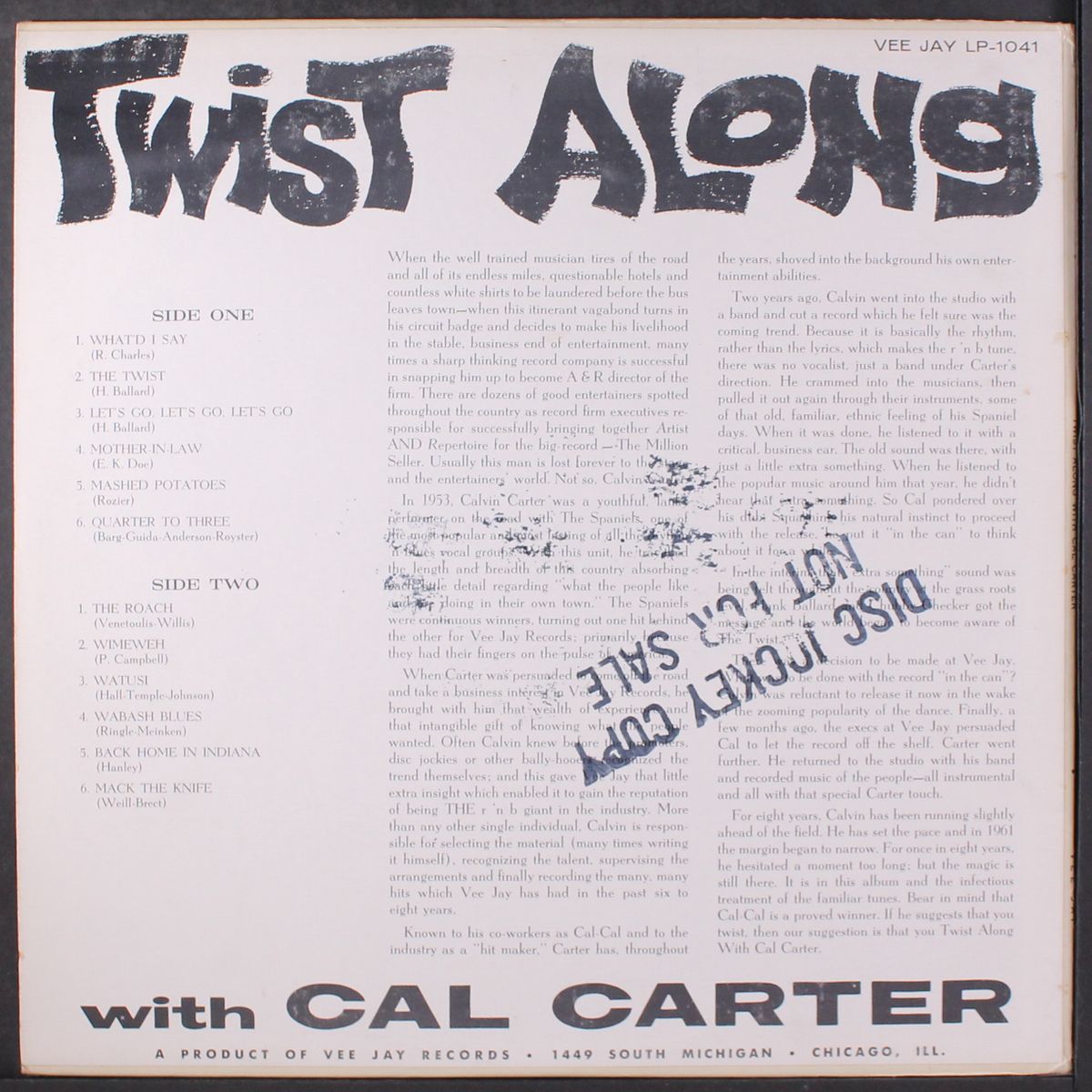 twist along by CAL CARTER