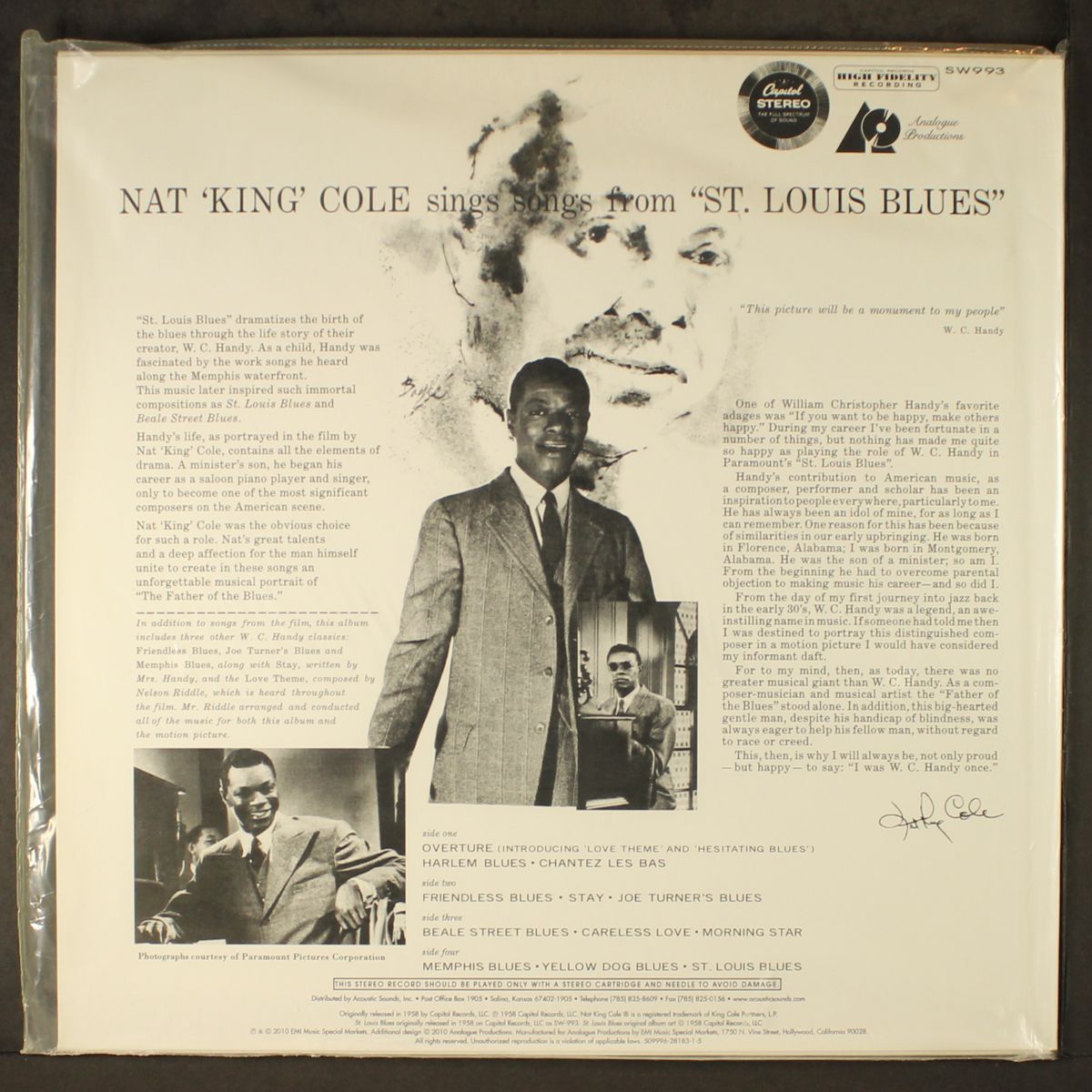 st. louis blues by NAT KING COLE