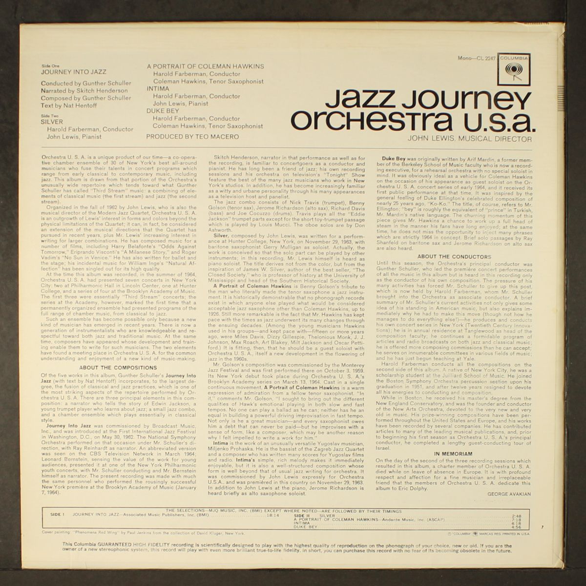 jazz journey by ORCHESTRA U.S.A.